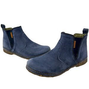 El Naturalista Angkor 959 Blue Suede Ankle boot EU 38